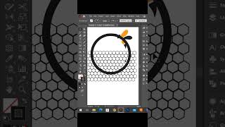 Bee with honeycomb 🐝 logo design process
