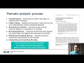 5. Introduction to qualitative evaluation - Analysing qualitative data