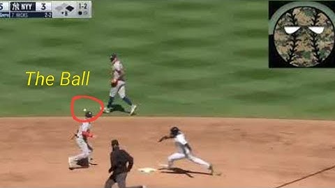 Gleyber Torres Scores From 1st W/ Heads Up Base Running Astros Dont Cover Home.