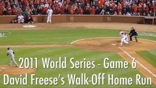 David Freeses Walk-Off Home Run - 2011 World Series Game 6 Cardinals Vs. Rangers 102711