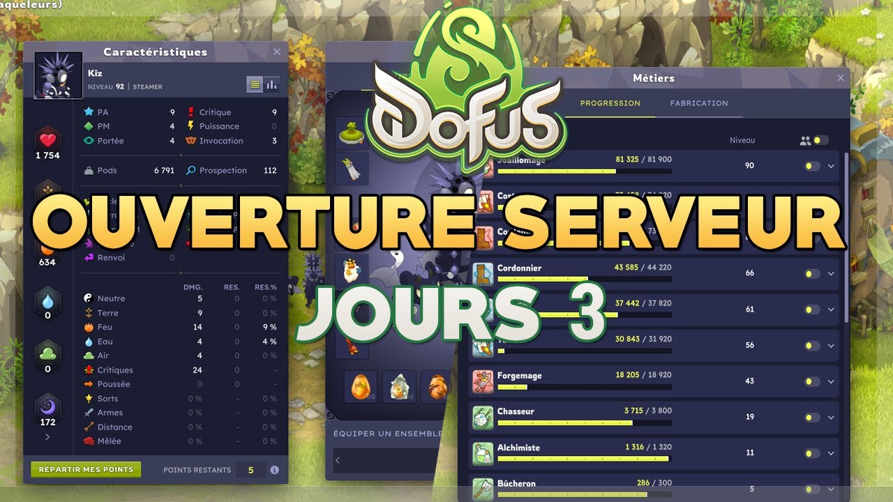 PLUSIEURS COMPTE DOFUS touch 200 av stuff et non stuff et k EUR 90,00 - FR