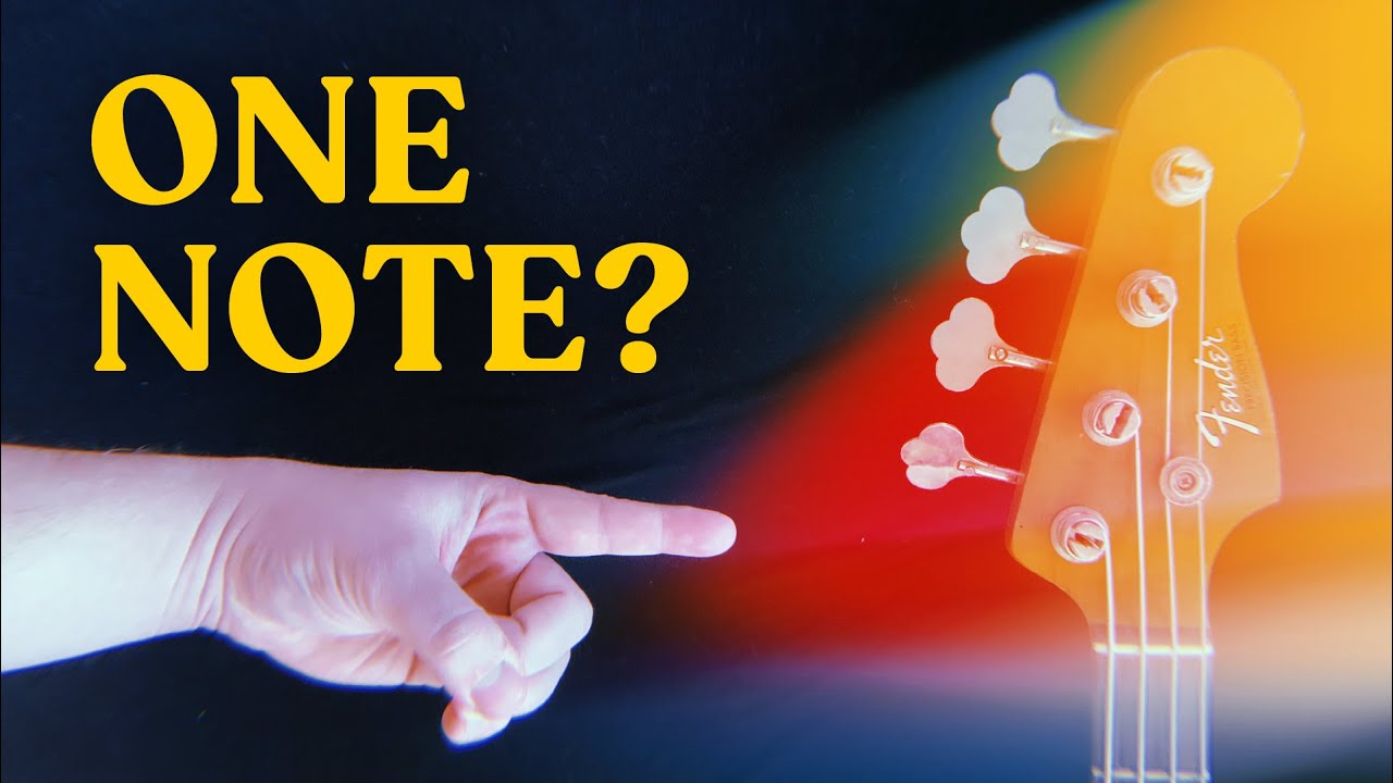 FREE Bass Lesson: Finding the Groove (with ONE note)