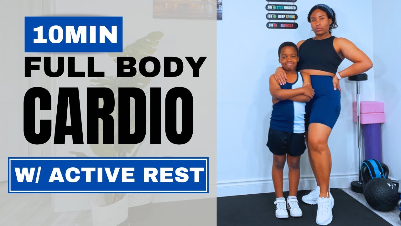 10 MIN FULL BODY CARDIO WORKOUT | Beginner Friendly, Active rest, No ...