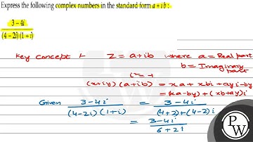 Express the following complex numbers in the standard form \( a+i b \) : \[ \frac{3-4 i}{(4-2 i)...