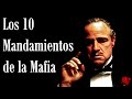 Los 10 mandamientos de la Mafia Siciliana Italiana