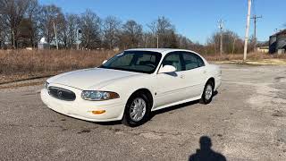 2002 Buick LeSabre Custom White Tan Leather One Owner For Sale
