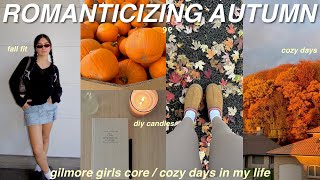 ROMANTICIZING FALL🍂 cozy mornings + diy candles + fall thrifting + autumn days *pinterest inspired*