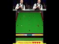 Judd Trump excellent three tricky shorts in world championship 2025 snooker history excellent shorts