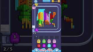 Pixel Flow level 1041 Solution Walkthrough