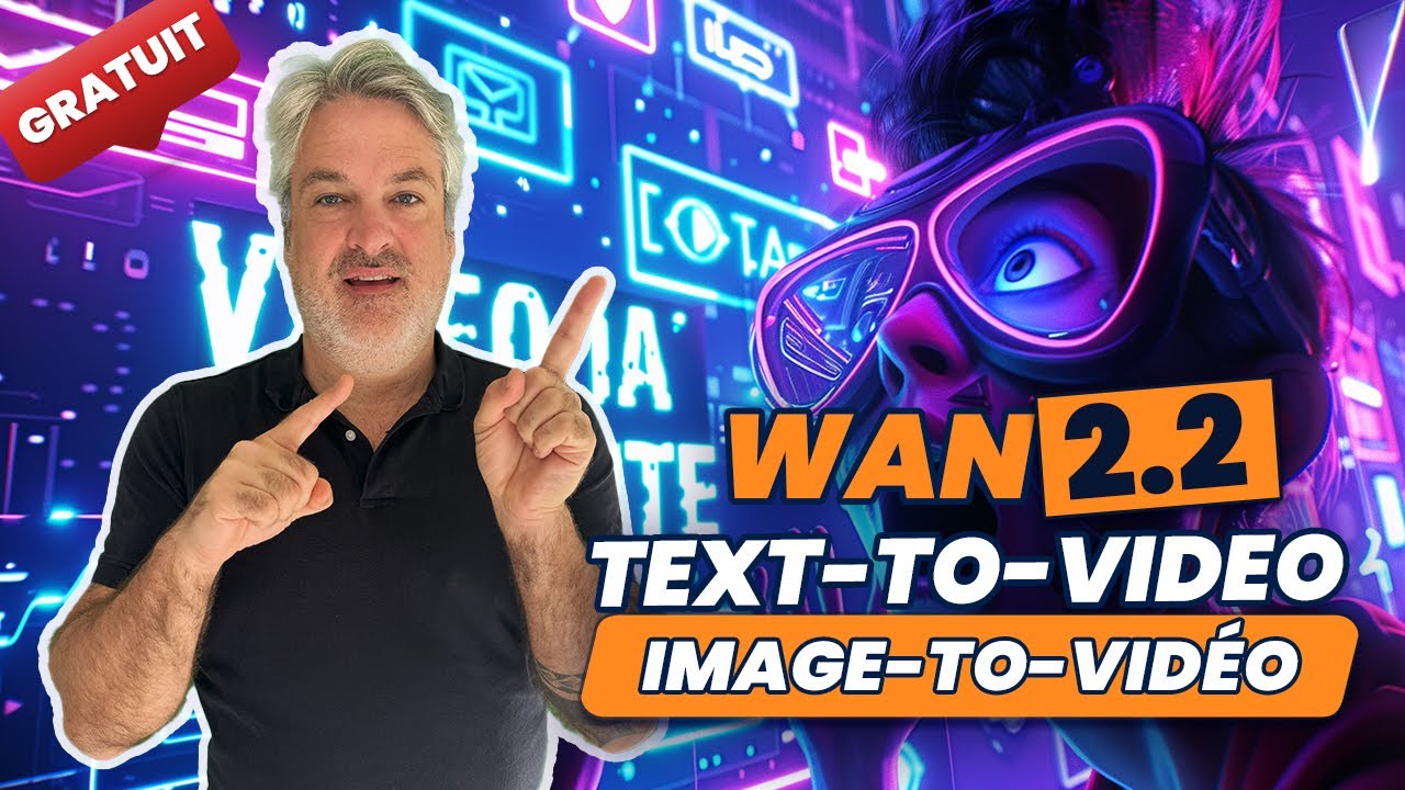 GÉNÉREZ des VIDÉOS IA GRATUITEMENT avec WAN 2.2