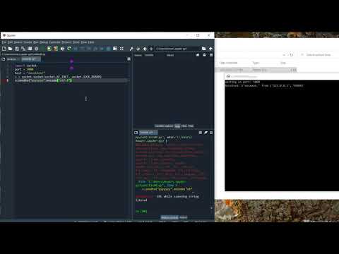 udp server recieving messages from multiple client