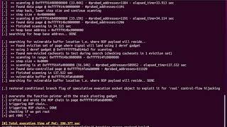 BlindSide - Exploit 1: Breaking KASLR with speculative probing to mount a kernel ROP exploit