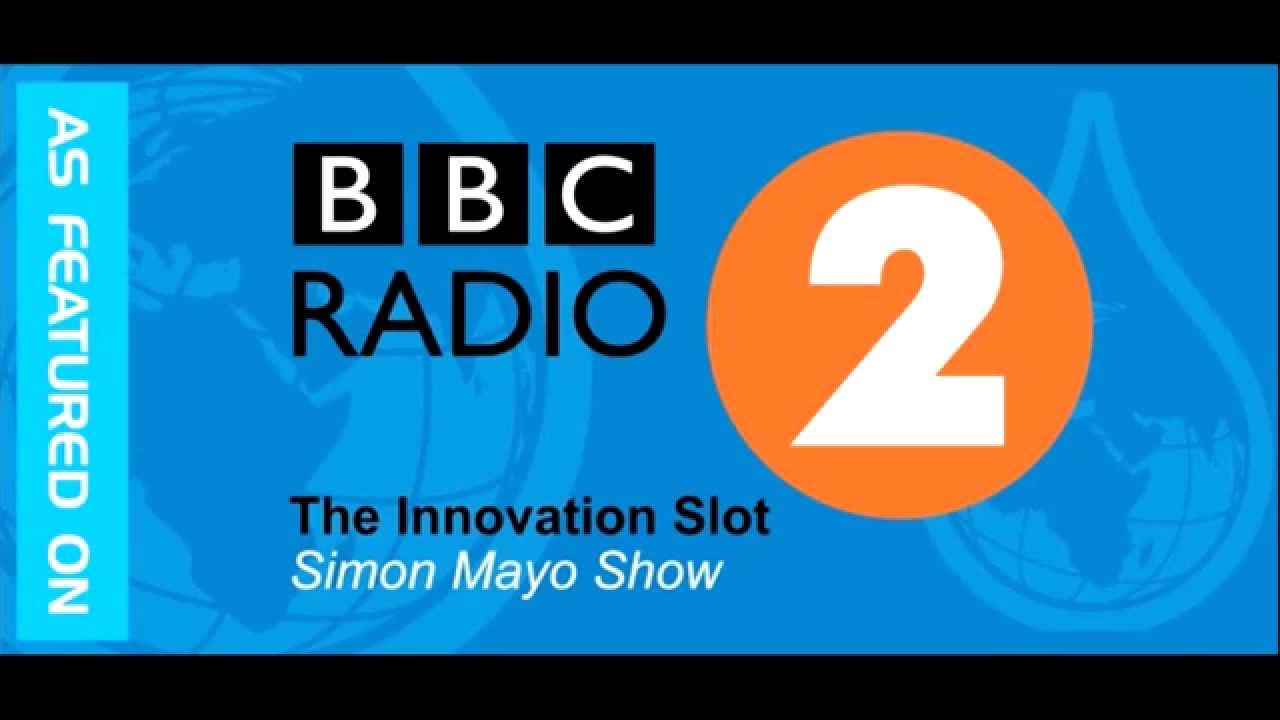 Water-to-Go water filters feature on BBC Radio 2: Simon Mayo Drivetime 'The Innovation Slot'