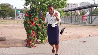 She laughed and RAN! Funny Bushman Prank