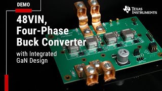 48VIN, 960W 4-phase buck converter with integrated GaN reference design
