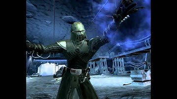 Star Wars Force Unleashed Hoth Mission Part 3, Luke vs Starkiller fight final round