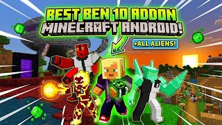 THE BEST BEN 10 CLASSIC ADD-ON MOD FOR MINECRAFT PE ANDROID/iOS NEW ALIEN AND OMNITRIX screenshot 2
