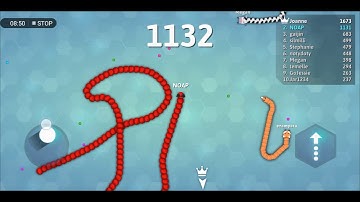 Snake.io Gameplay #5 (by Kooapps Games - Fun Word and Brain Puzzle Games) (Android/Google Play)