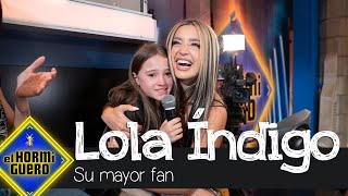 Lola Índigo llora tras conocer a su mayor fan  El Hormiguero