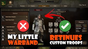 NEW CUSTOM TROOPS Mod  - Bannerlord!