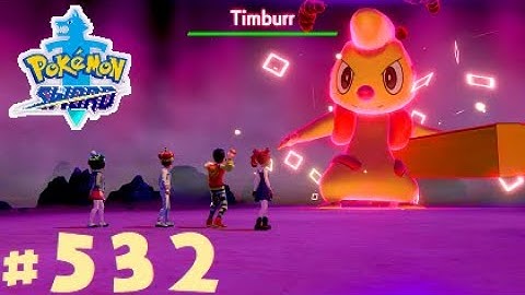 Pokemon Sword Shiny Dynamax Timburr Raid & Catch