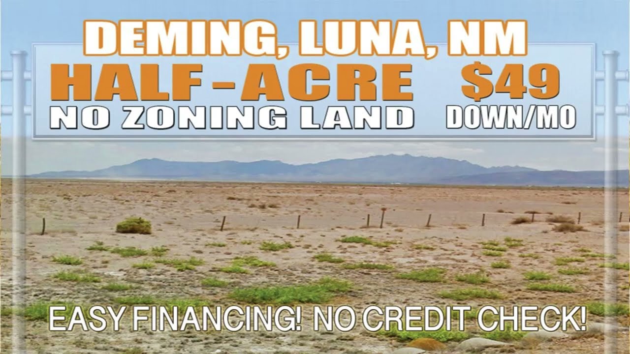 OffGrid Delight in Luna, New Mexico! HalfAcre Lot for Only YouTube