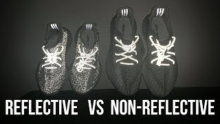 difference yeezy reflective et non reflective