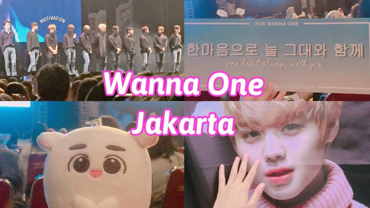 Vlog WANNA ONE 1st FAN MEETING IN JAKARTA YouTube