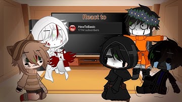 5 main scps reaction to Howtobasic video | gacha club |  scp foundation