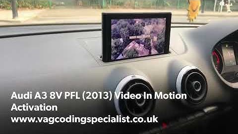 Audi A3 8V PFL (2013) Video In motion activation