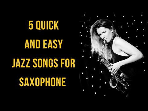 5 Quick & Easy Jazz Tunes you should know 🎶saxophone lessons / tutorials