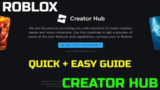 How to Use the Roblox Creator Hub