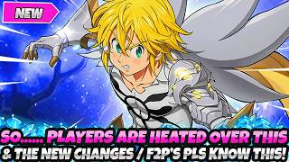 *YIKES... PLAYERS ARE HEATED OVER THIS!* & The New Changes + F2Ps Need To Know This (7DS Grand Cross screenshot 5
