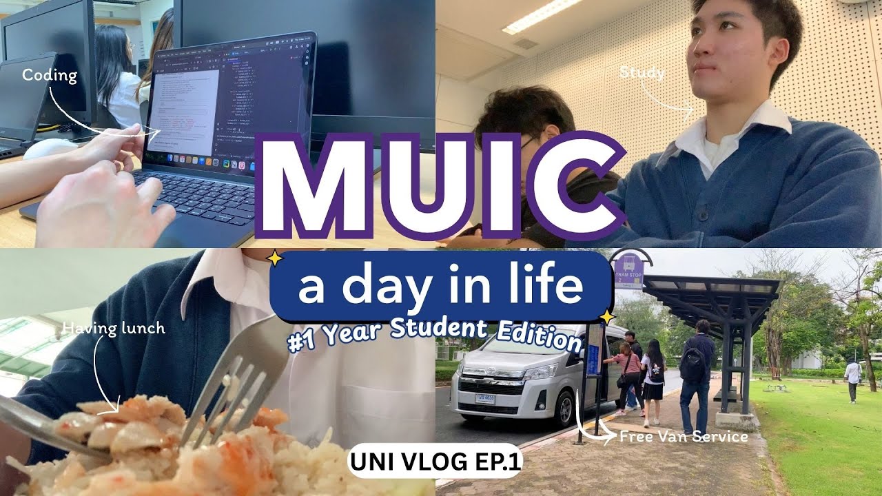 День из жизни студента первого курса | MUIC | Uni Vlog, выпуск 1