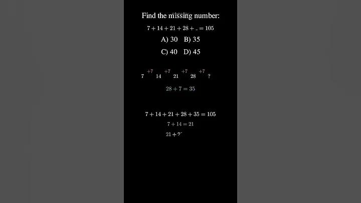 Math Olympiad Class 5 | Find Missing Number
