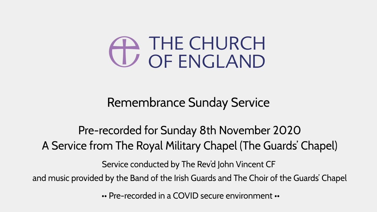 Church of England Remembrance Service from The Royal Military Chapel