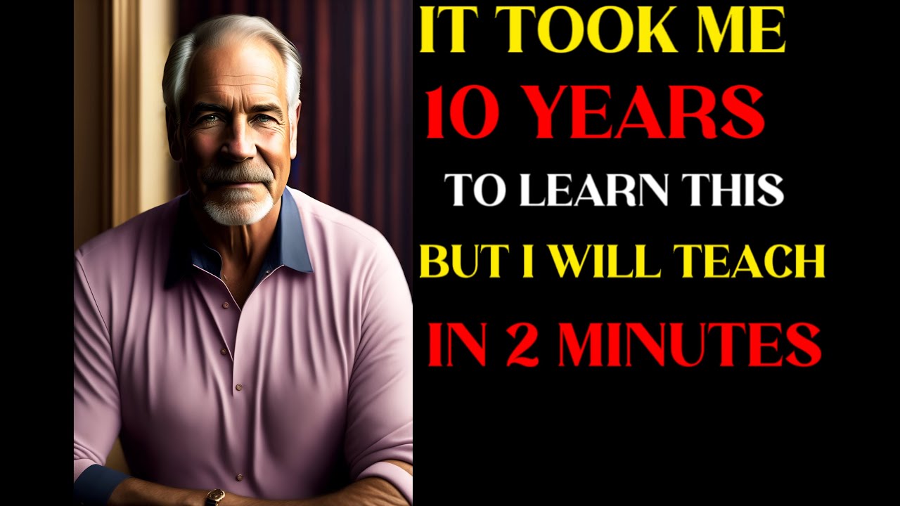IT TOOK ME 10 YEARS TO LEARN THIS BUT I WILL TEACH YOU IN 3 MINUTES ...