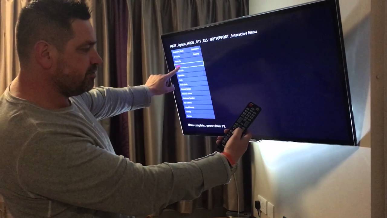 Sean James Repo man Premier Inn, Tv, How To turn the volume up