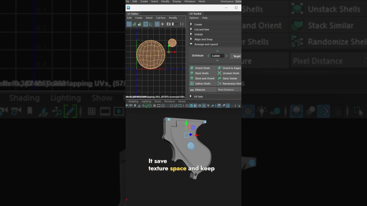 Совет по работе с UV-координатами в Maya: используйте несколько похожих UV-координат для нескольк...