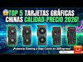 🚀 TOP 5 Mejores TARJETAS GRAFICAS CHINAS CALIDAD PRECIO  de Aliexpress en 2026 | GPUs Baratas 😱