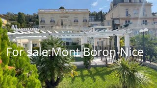 3 bedroom apartment for sale in Mont Boron-Nice, French Riviera. Belle epoque with a pool &amp; garden.