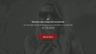 Iniciar sessão com o código de recarga - Red Play App screenshot 5