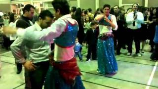 Male belly dance on a turkish albanian wedding