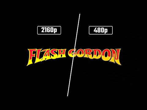 Flash Gordon Opening Sequence Comparison I 2160p VS 480p