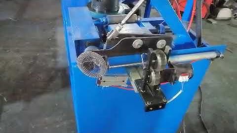 Best Price One Head Scourer Mesh Make Machine with Automatic Rolling Function