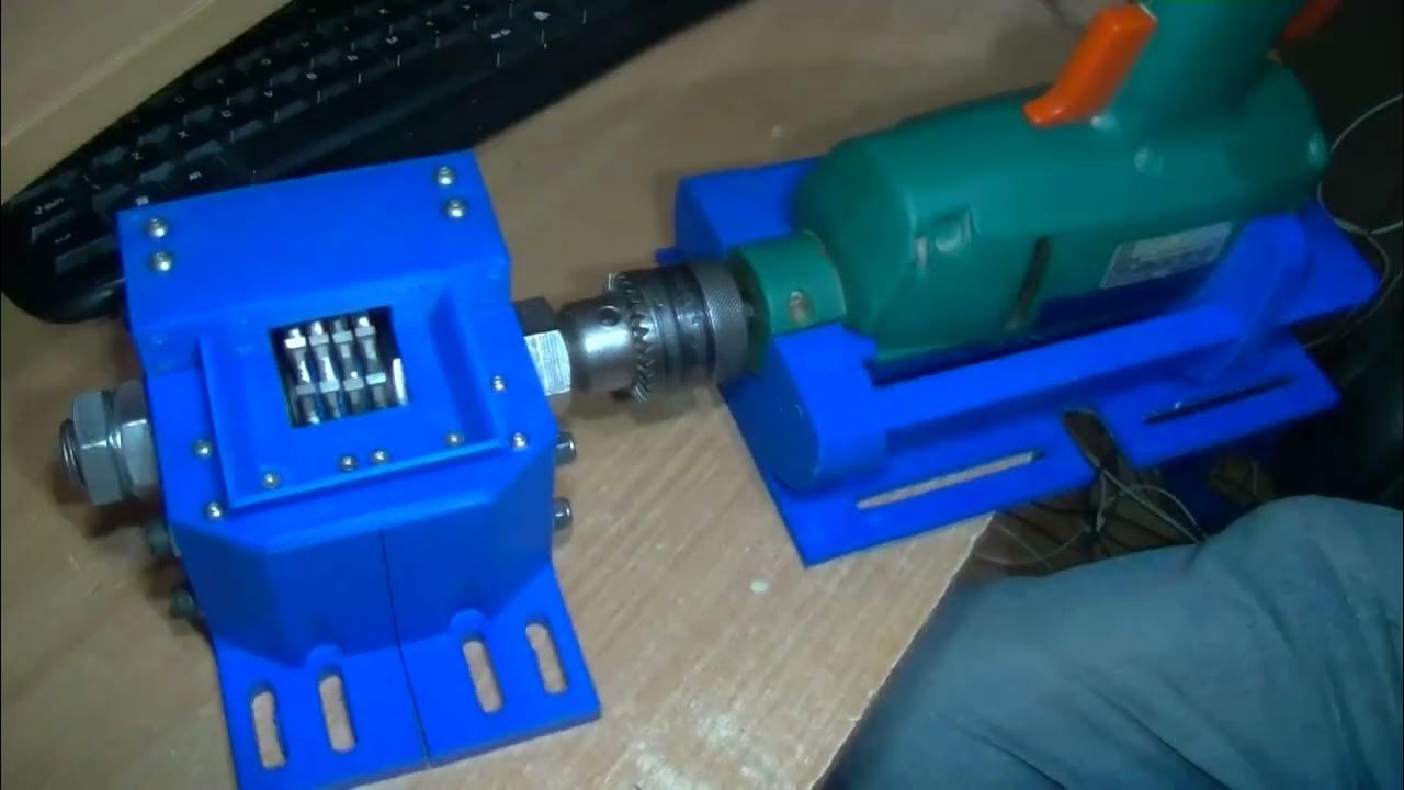 Black and Decker Horizontal drill stand for the shredder YouTube