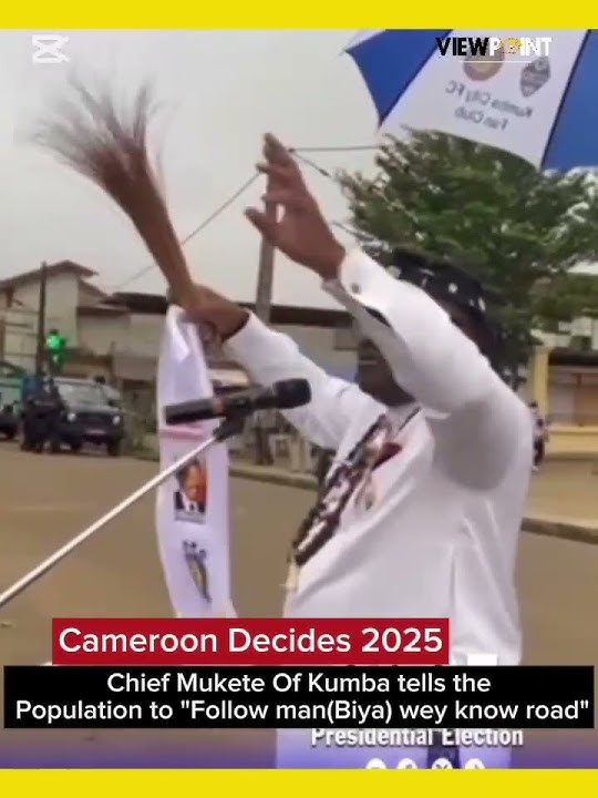 Confessions from chief mukete of Kumba on presidential elections