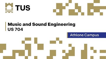 Music and Sound Engineering - US 704 - Athlone Campus