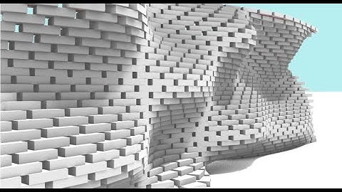 Rhino Grasshopper Brick Wall Generation Tutorial (Part 1)
