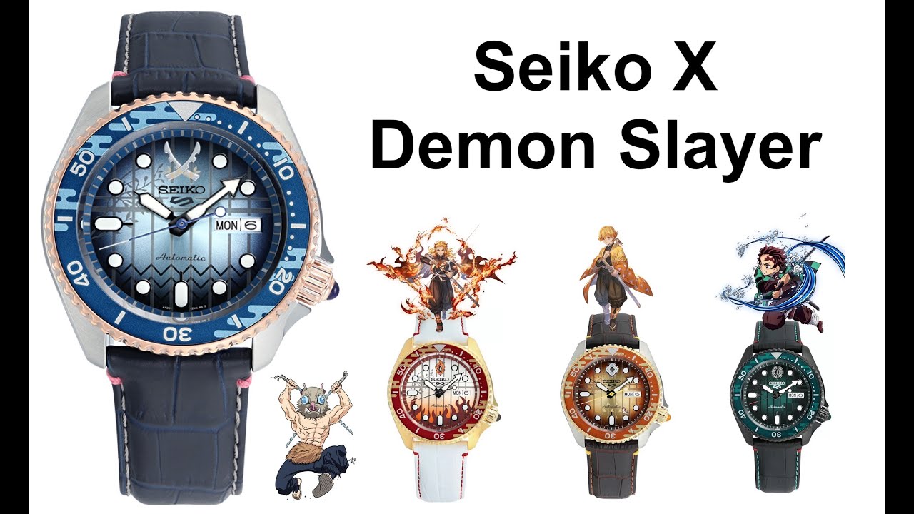 Seiko 5 X Demon Slayer - YouTube